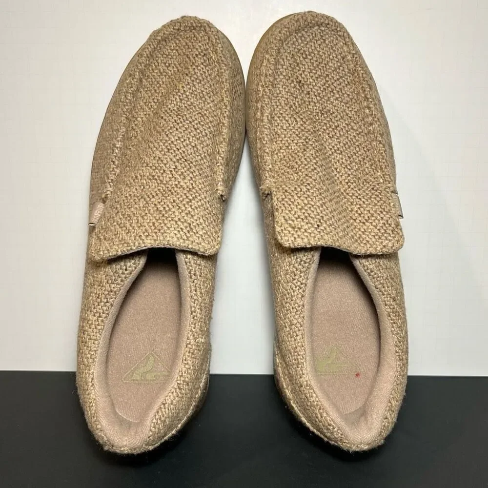 Mens Vintage SNEAUX Steve-O Brand Tan Casual Slip On Loafers / Size 14